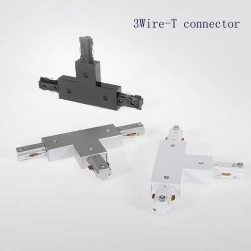 T connector for led track lighting