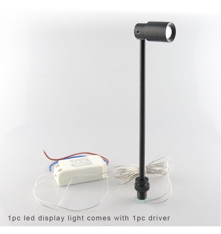 3w led spotlight for jewelry with 1pc driver